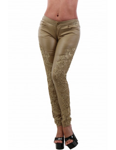 19066-BE Pantalon beige...