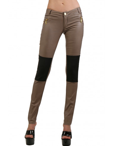 IN50345-BW Chic Pants with black...