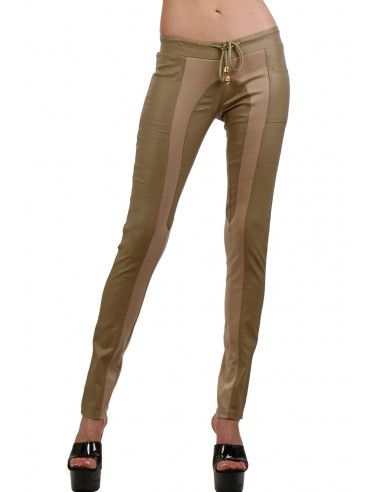 18957-CP Pantalon skinny avec cordon...