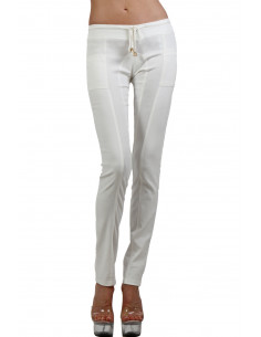 18957-WH Pantalon skinny...