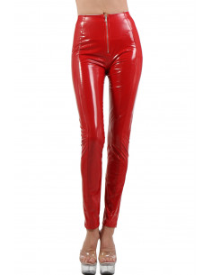 9642-RD Vinyl Leggings,...