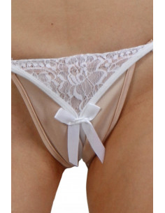 381100068-WH Lace C-String