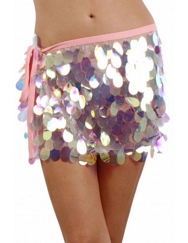 4276-PK Tulle Skirt with sequins,...