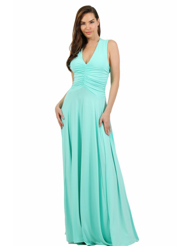 IN50454-MT Long flowing Dress with...