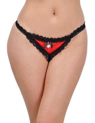 ST7206-BR Open G-String with pendant...