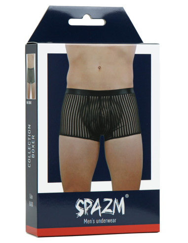 20342 Opaque striped tulle Boxer...