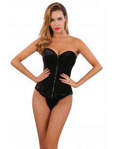 1 Corset en velours noir