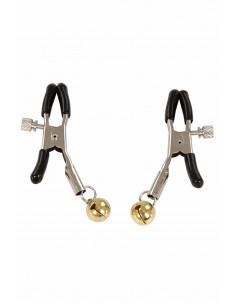 Bdsm Tweezer clamps gold color nipple clamps big bell clamps